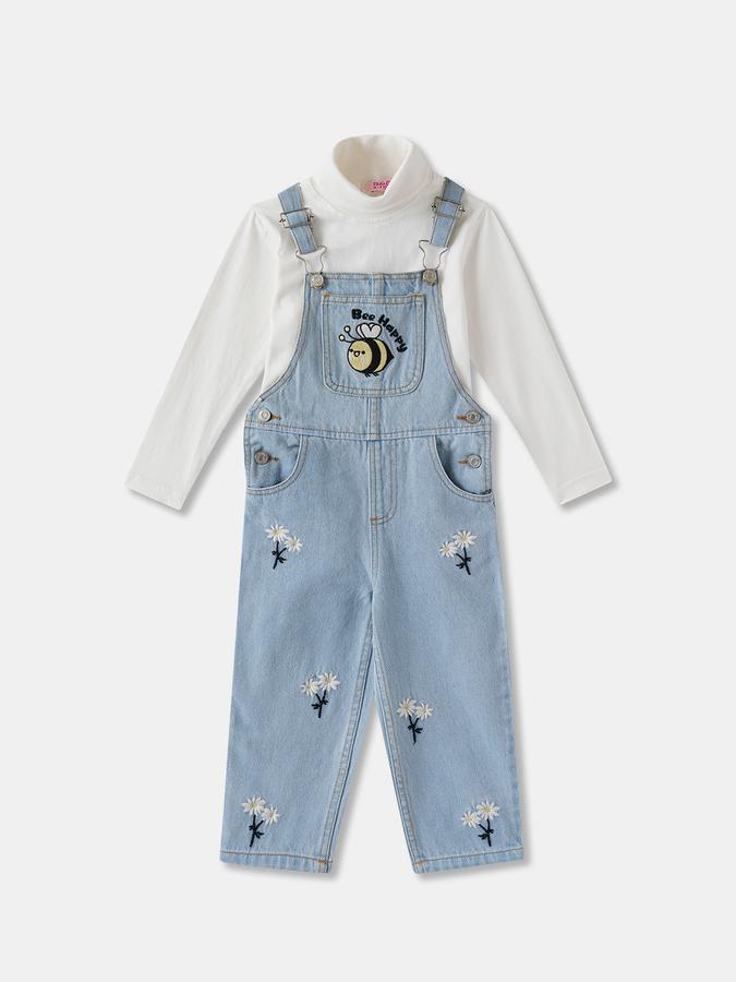 Girls Printed Jumpsuit
