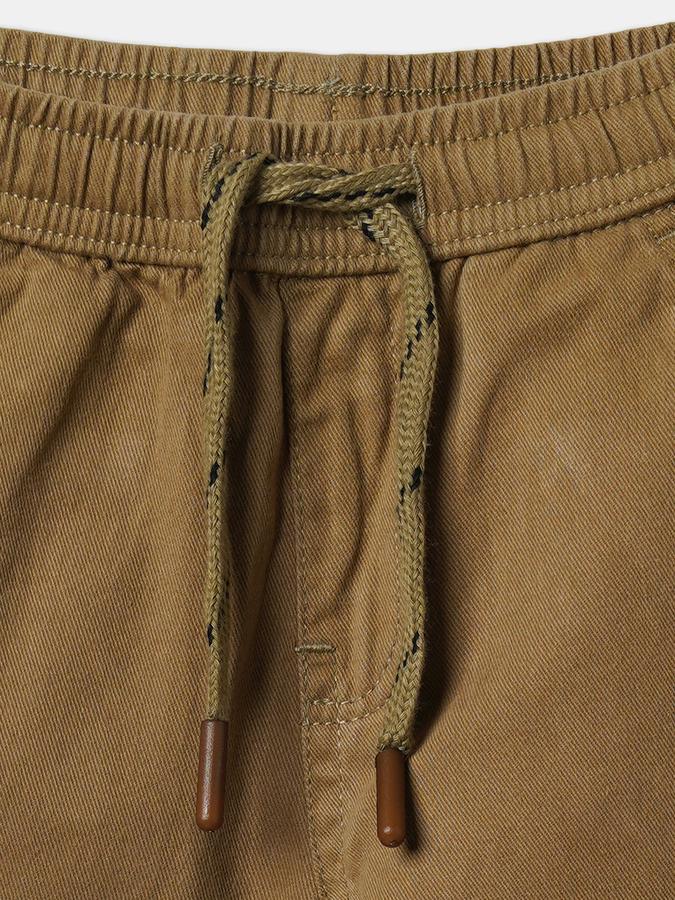 Relaxed Boys Khaki Trousers  image number 2
