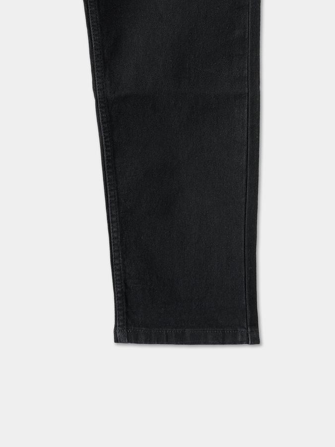 Boys Cotton Regular Fit Button Waist Clean Hem Jeans