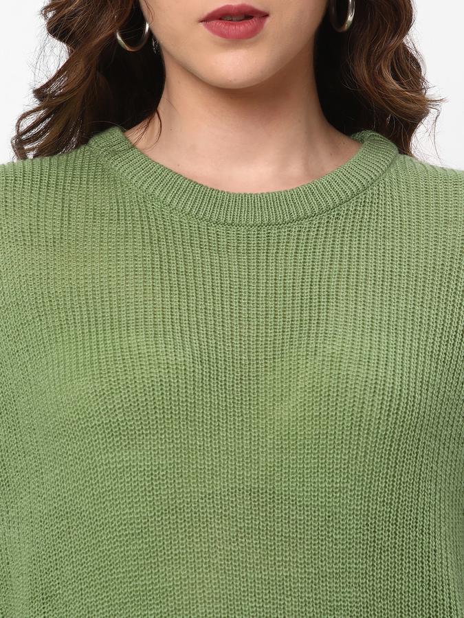 Women Round-Neck Pullover image number 3