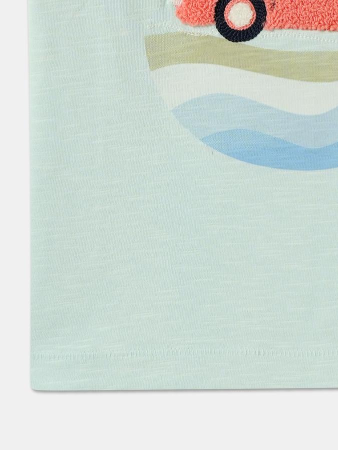 Boys Printed Pure Cotton Regular T Shirt image number 3
