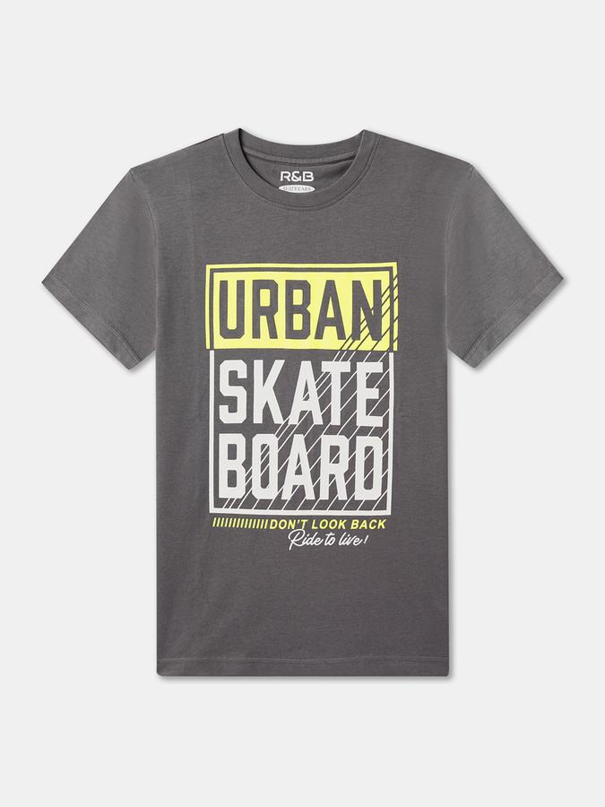 Boys Relaxed Fit Graphic Print T-Shirt image number 0