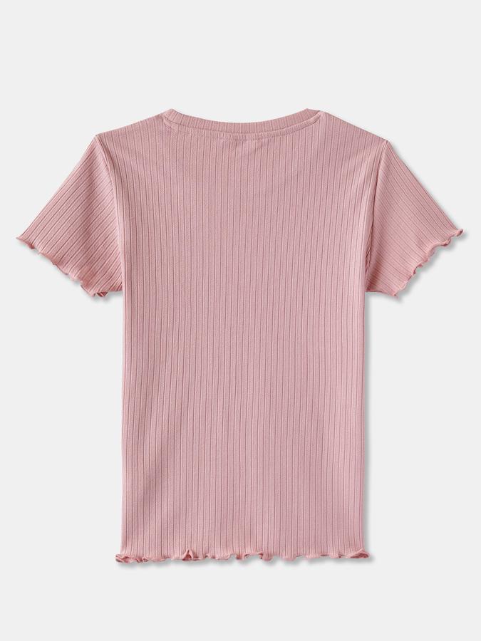 Girls Polycotton Knit Top  image number 1