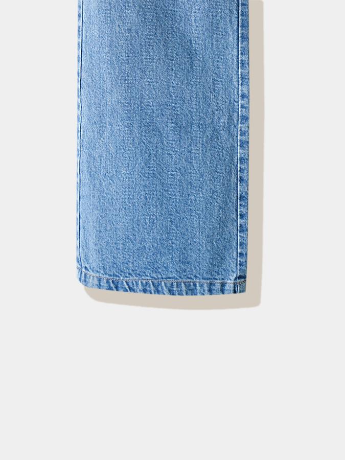 Girls Cotton Regular Fit Mid Rise Clean Hem Jeans