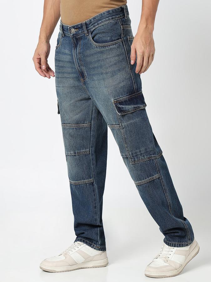 Men Solid Jeans image number 2