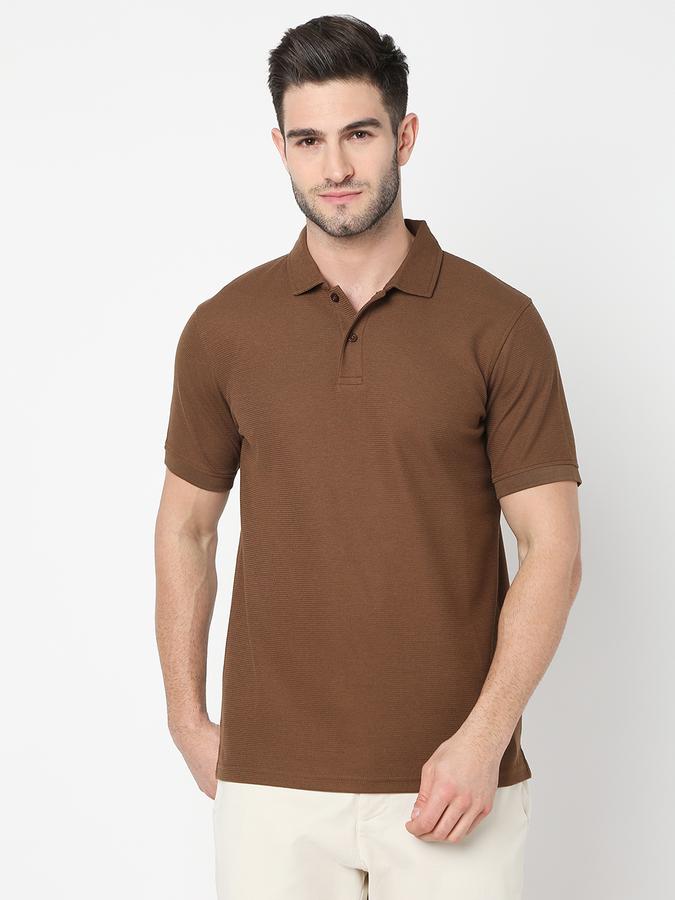 Men Regular Fit Polo T-Shirt image number 0