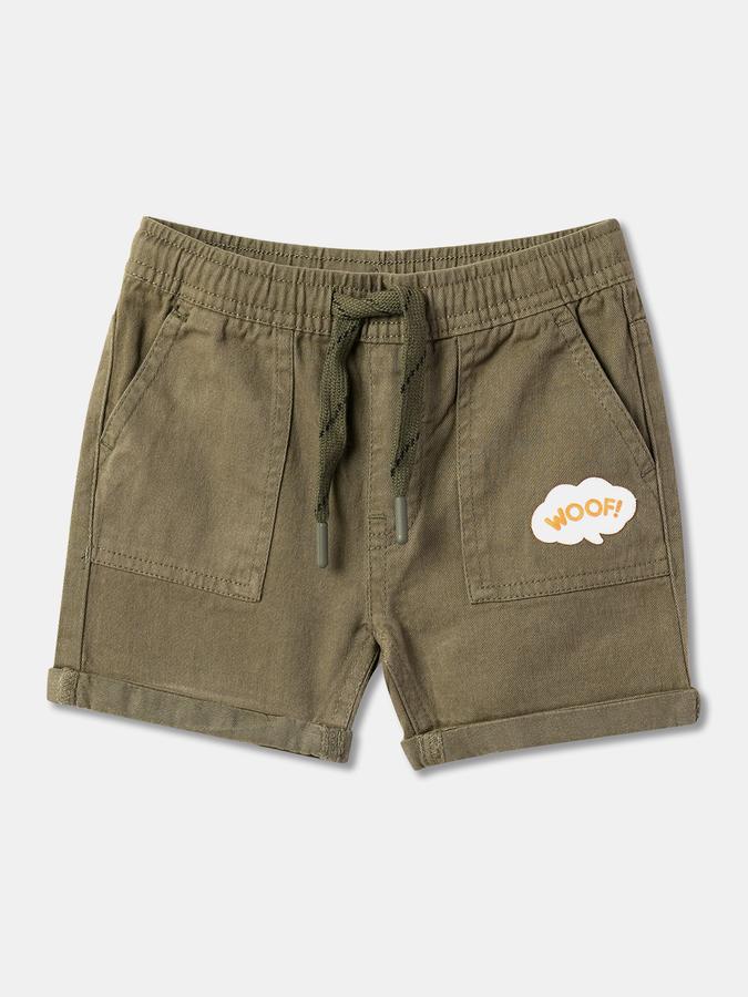 Boys Pack of 2 Embroidered Regular Fit Shorts