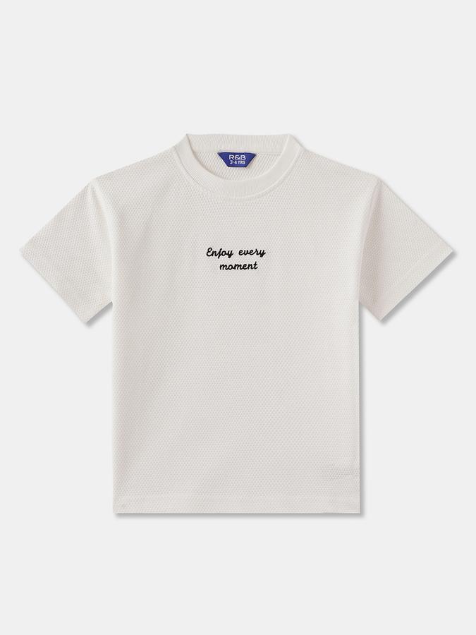 Boys Printed Pure Cotton Oversized T Shirt 
