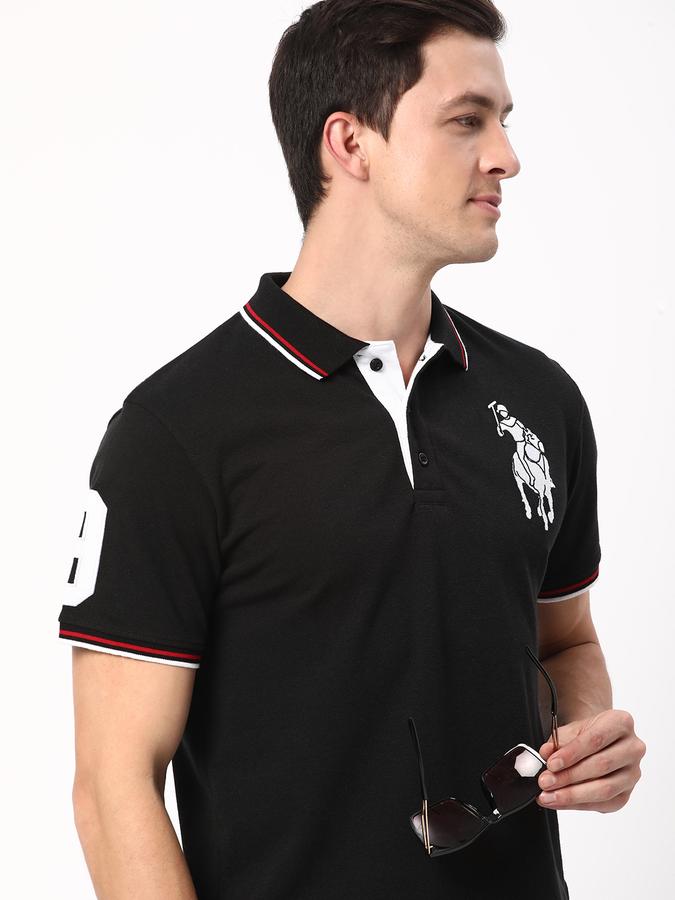 R&B Men Black T-shirt