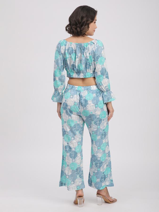Women Rayon Printed Top And Palazzo Set