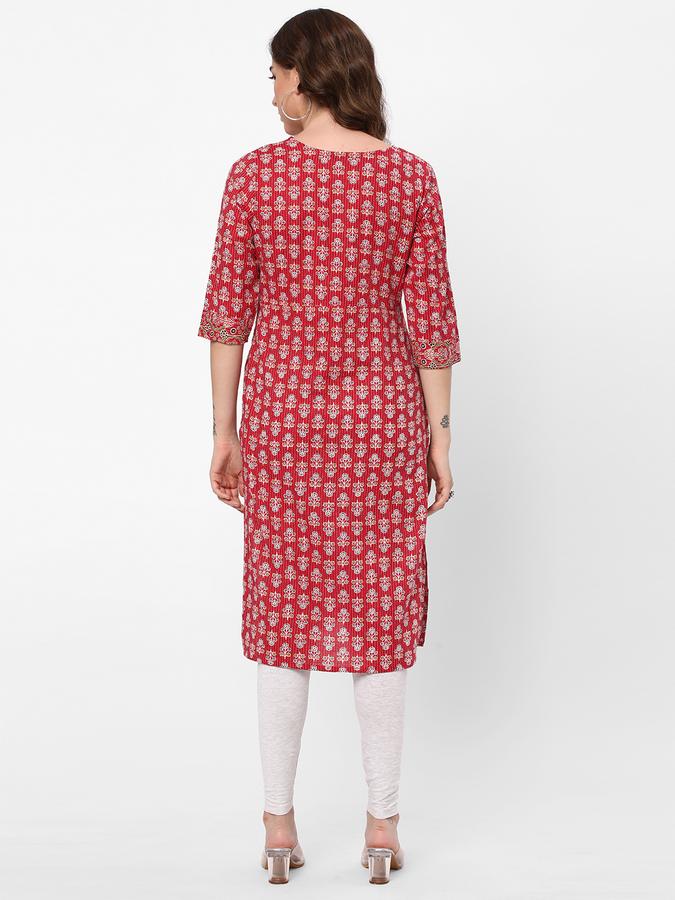 R&B Women Pink Kurtas image number 2
