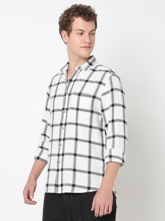 R&B MENS CASUAL Long Sleeve SHIRT-REGULAR FIT image number 2
