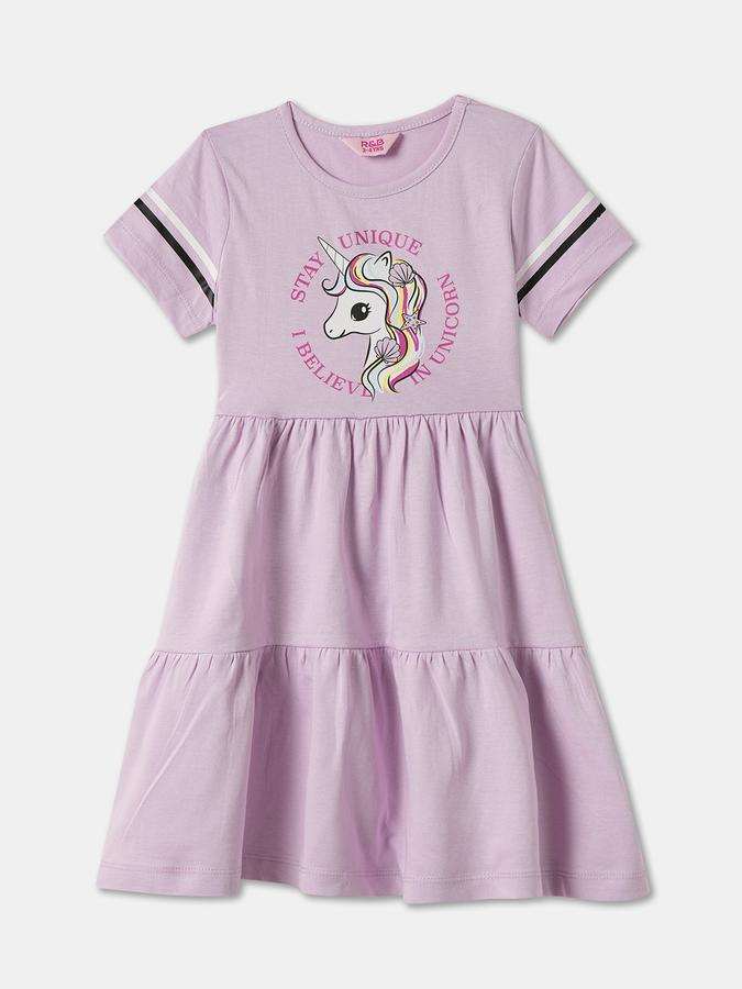 Girls Midi/Knee Length Casual Dress 