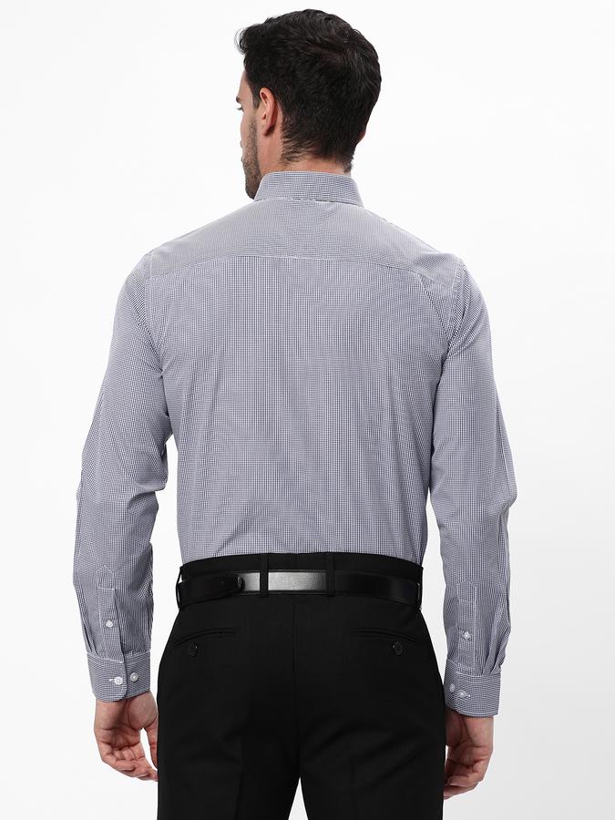 R&B Men Blue Formal Shirts image number 2