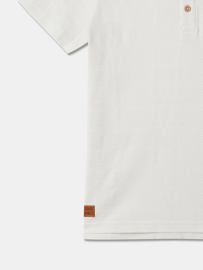 Boys Relaxed Fit Henley T-Shirt with Patch Pocket image number 3