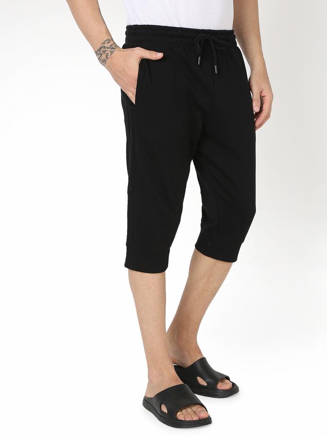 Boys Cotton Relaxed Fit Drawstring Waist Cuffed Hem Shorts