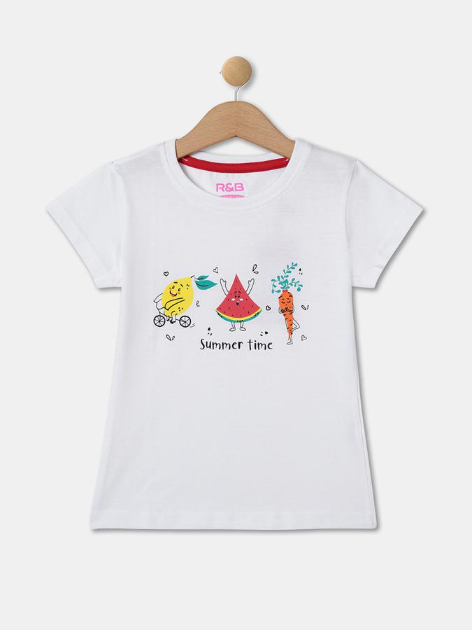 R&B Girl's Round Neck Graphic Tee image number 0