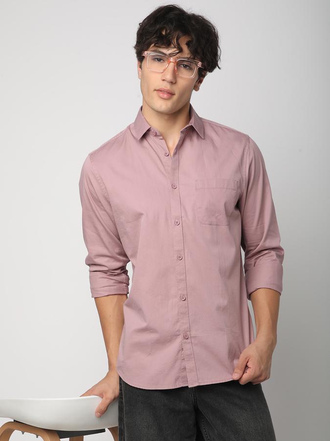 Men Solid Casual Shirt image number 0
