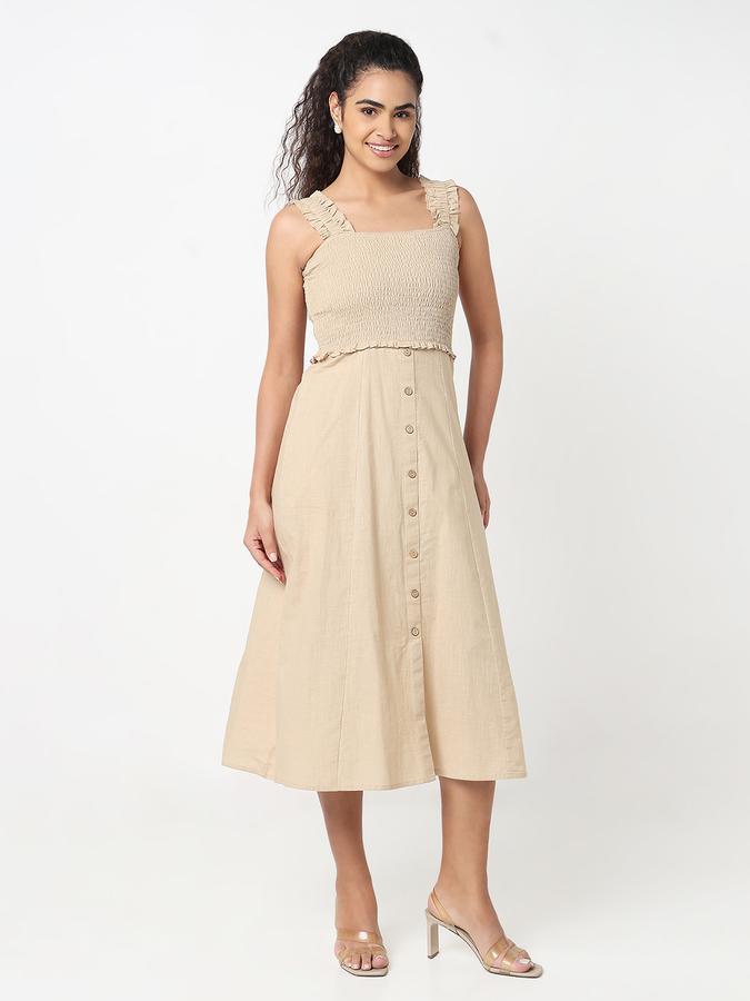 R&B Women A-line Below Knee Dress  image number 3