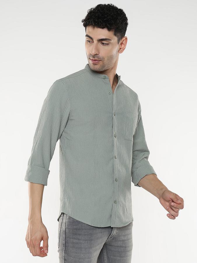 Men Self Design Casual Shirt image number 1