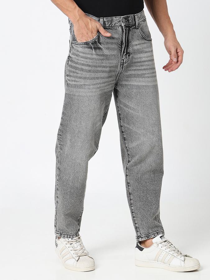 Men Solid Jeans image number 3