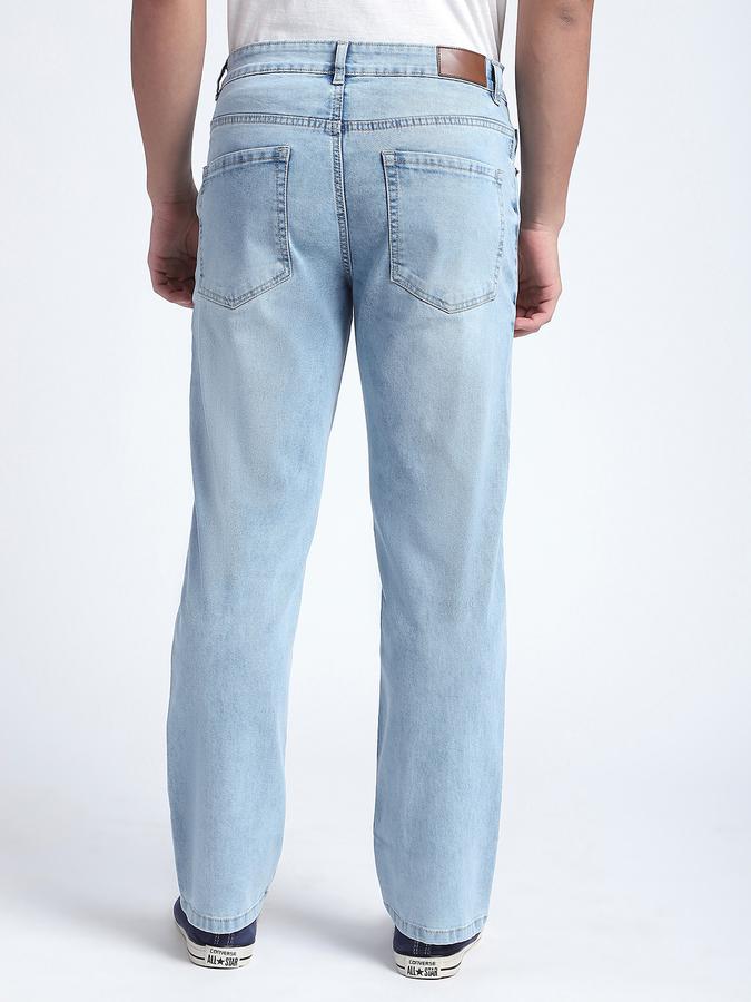 Men Cotton Blend Carrot Fit Flat Front Five Pocket Pants