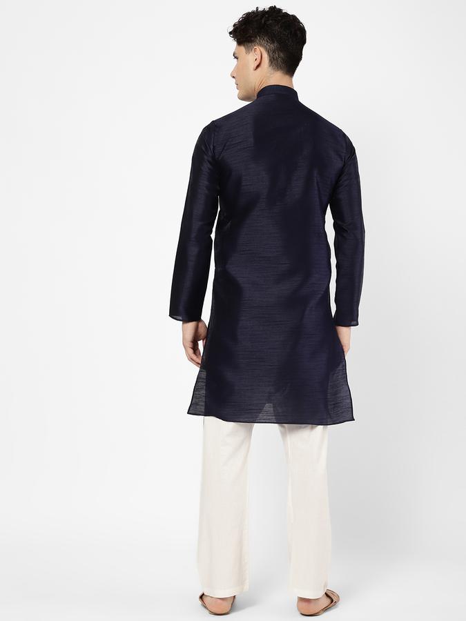 R&B Blue Men Kurtas image number 2