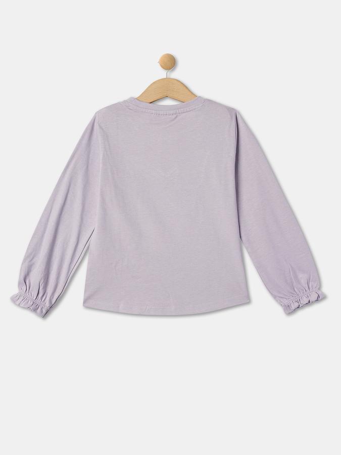 Girl Embellished Round-Neck Top image number 1