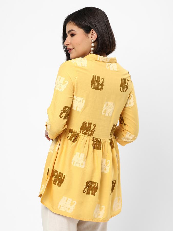 R&B Women's Printed Rayon Tunic 3Q Sleeve image number 2