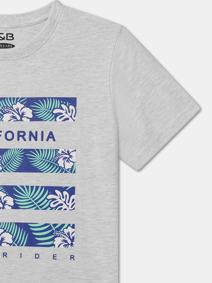 Tropical Print Relaxed Fit T-Shirt image number 2