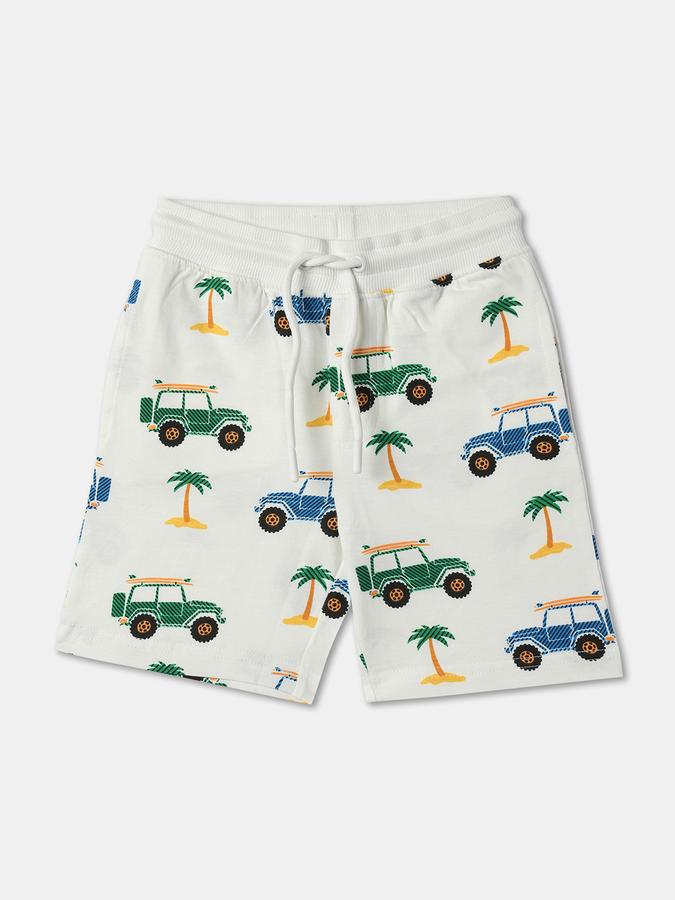 Boys Printed T-Shirt & Shorts Set image number 3