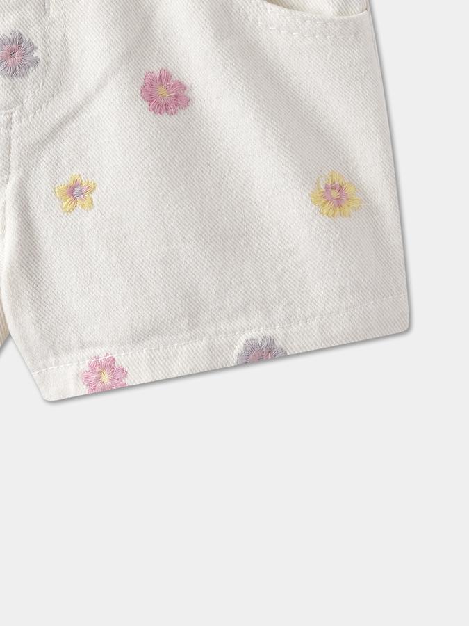 Short For Girls Casual Floral Print Pure Cotton image number 2
