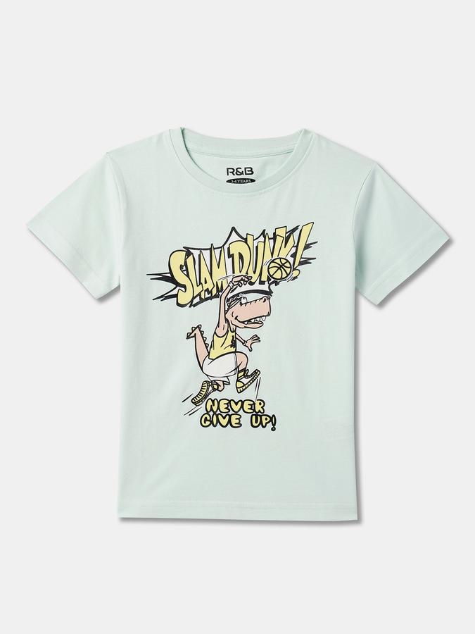 Boys Regular Fit Short Sleeve Crew Neck T-Shirt