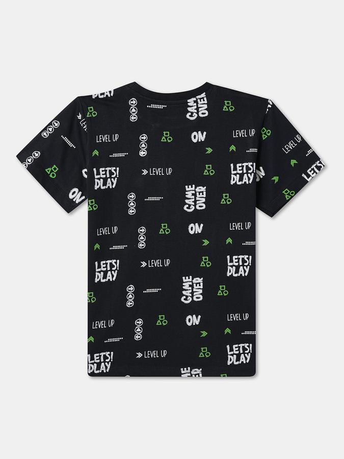 Boys Graphic Print Pure Cotton Regular T Shirt image number 1
