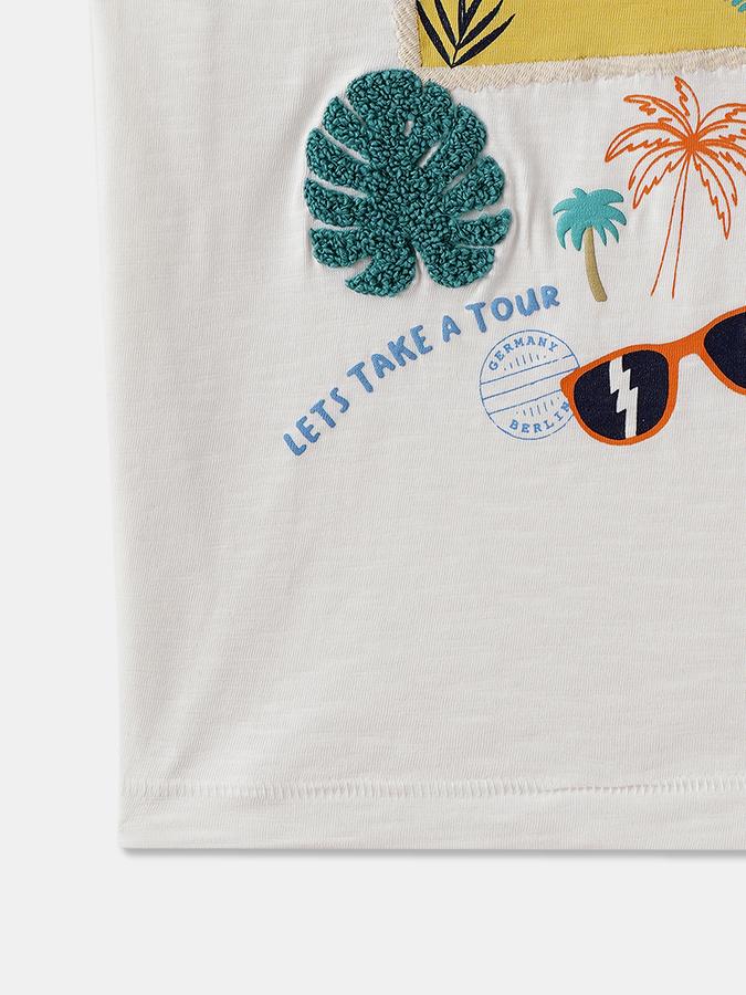 Boys Regular Fit Short Sleeve Crew Neck T-Shirt