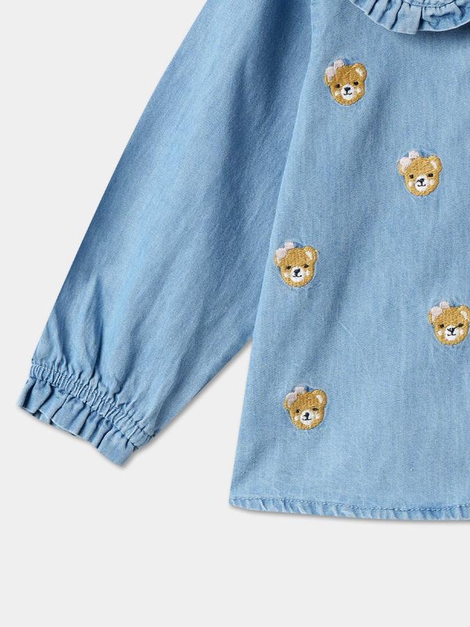 Baby Girls Casual Pure Cotton A-line Top image number 3