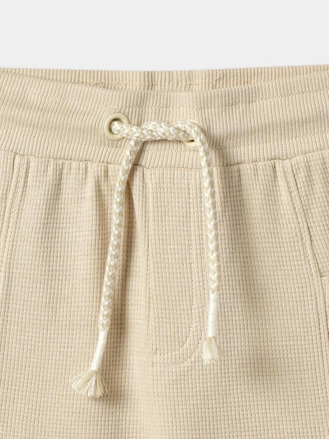 Boys Cotton Relaxed Fit Elasticated Waist Solid Knit Shorts