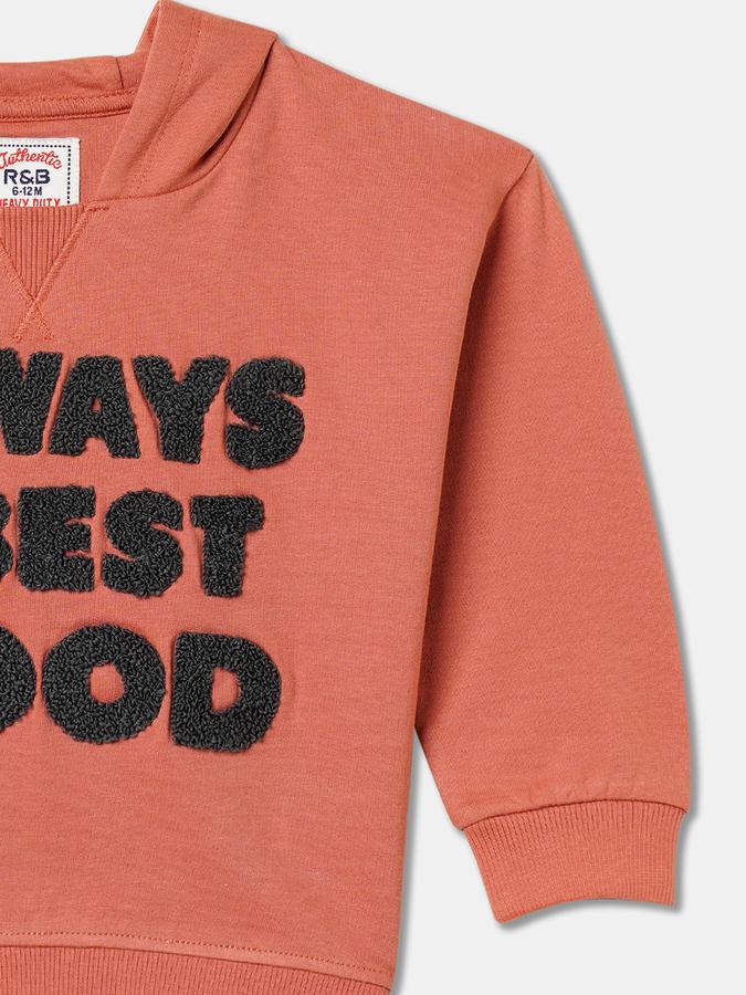 Boys Relaxed Fit Full Sleeve Hooded SweaT-Shirt