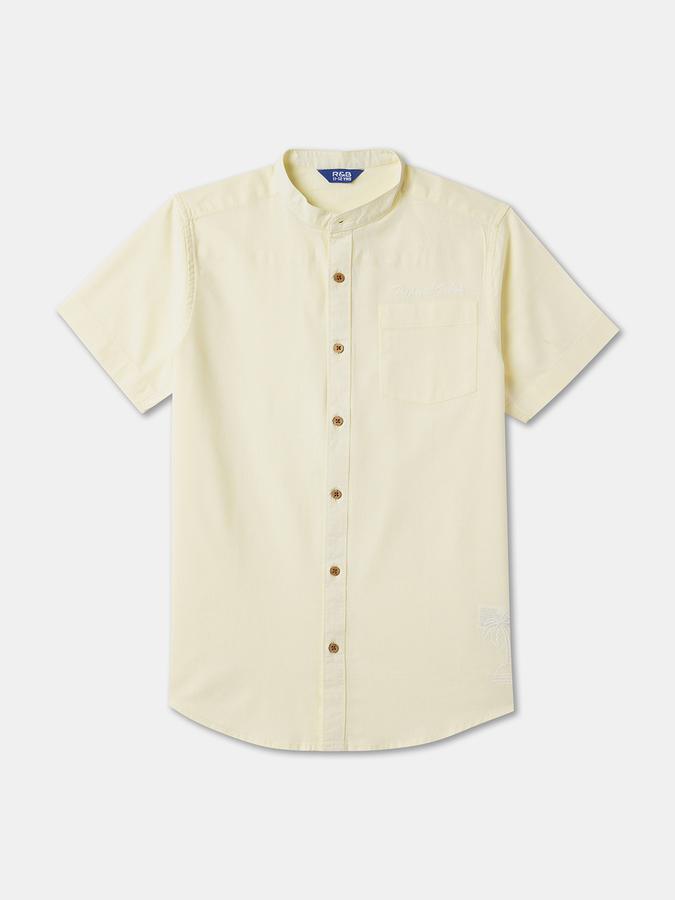 Boys Solid Casual Shirt