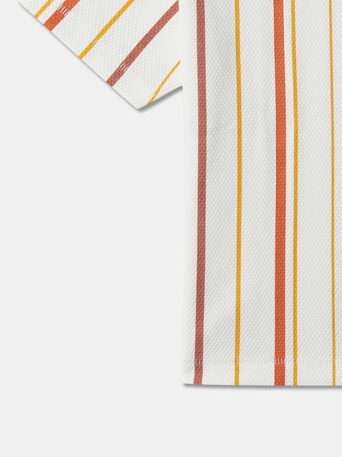 Boys Striped Relaxed Fit Crew-Neck T-Shirt image number 3