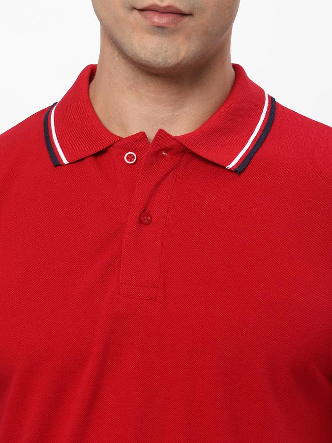R&B Men Red T-Shirts image number 3