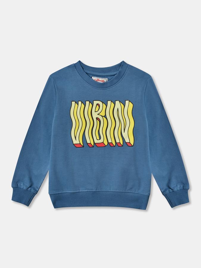 Boys Relaxed Fit Full Sleeve Crew Neck SweaT-Shirt