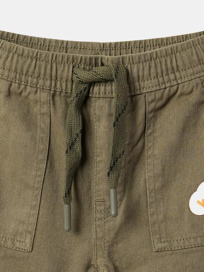 Boys Pack of 2 Embroidered Regular Fit Shorts image number 3