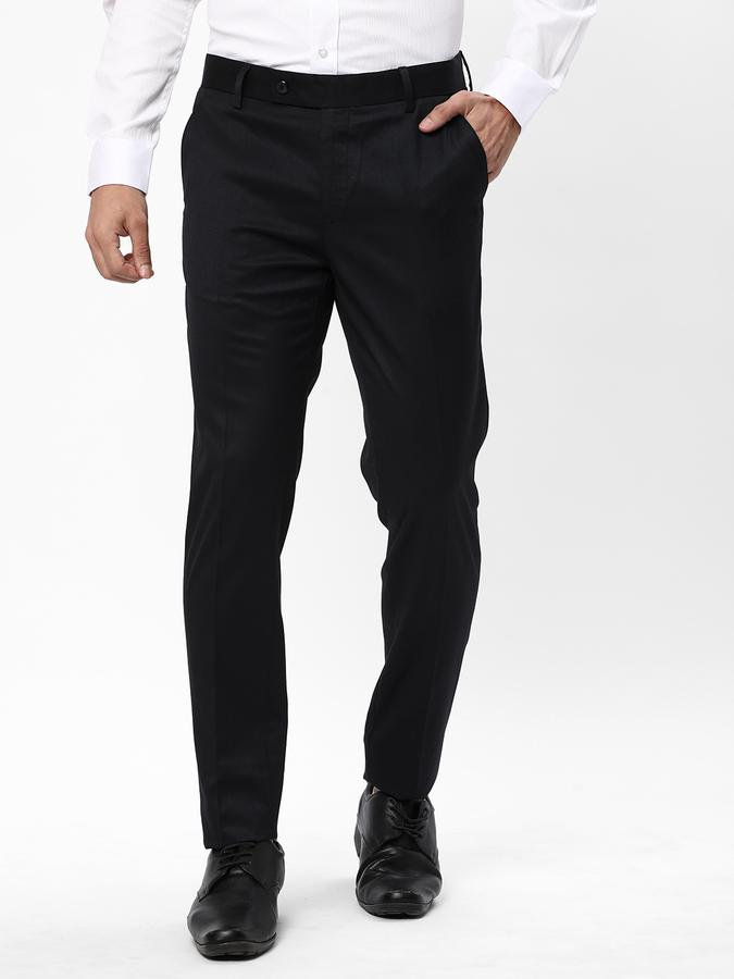 R&B Men Blue Casual Trousers image number 0