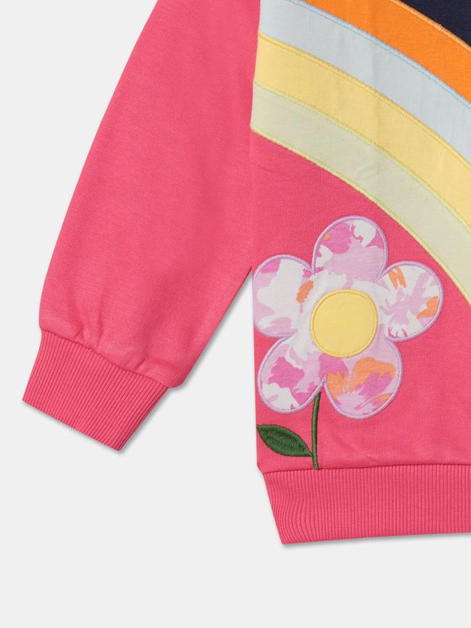 R&B Girls Pink Sweatshirt image number 3