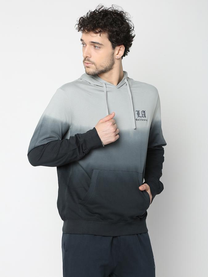 Men Ombre-Print Regular Fit Hoodie image number 2
