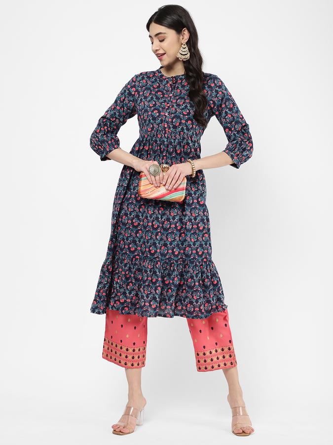 R&B Blue Women Kurtas image number 1