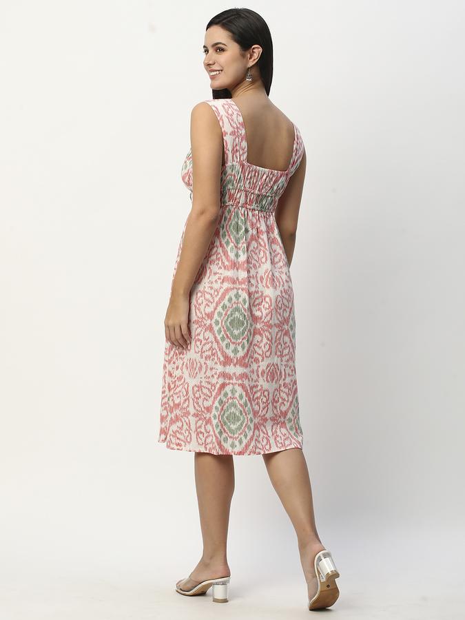 Women Rayon Printed Empire Ethnic Dress