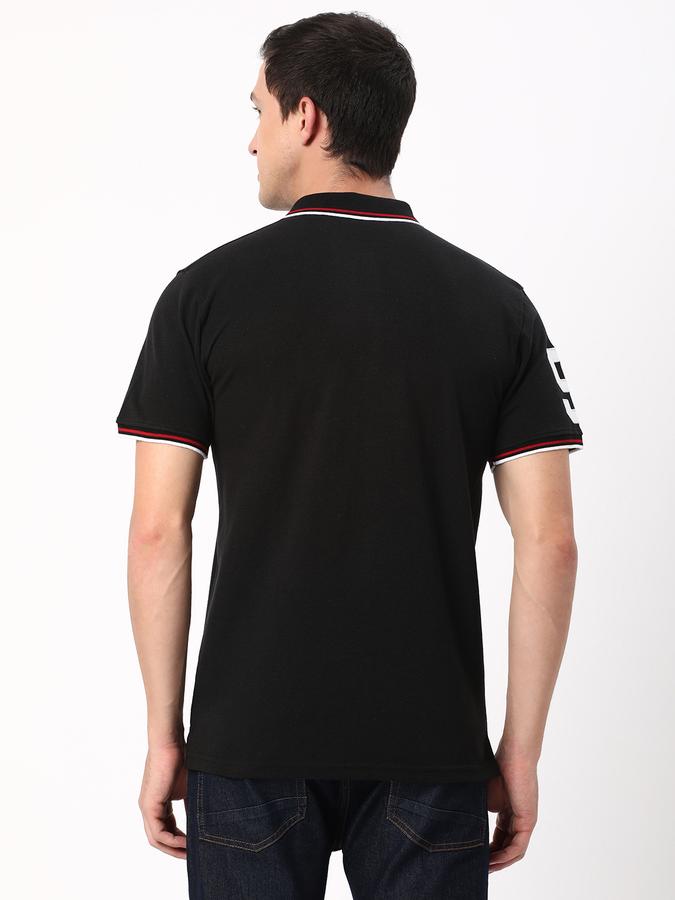 R&B Men's Chest & Sleeve Embroidered Polo image number 2
