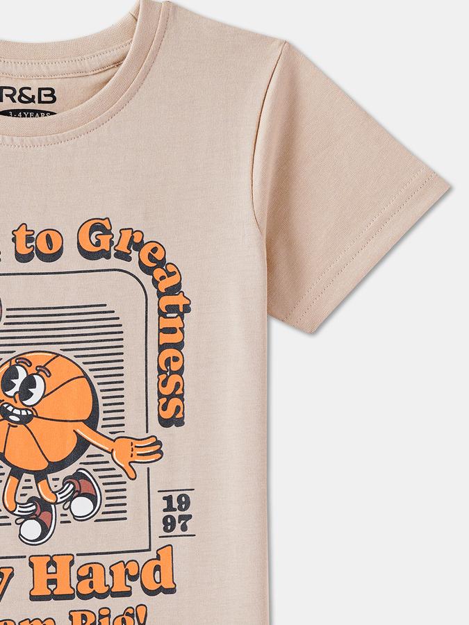 Boys Regular Fit Short Sleeve Crew Neck T-Shirt